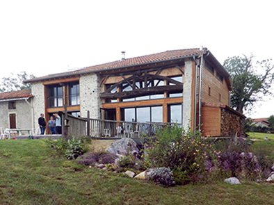 Maison Agence Collart Clarac Saint Gaudens terre galet écologique