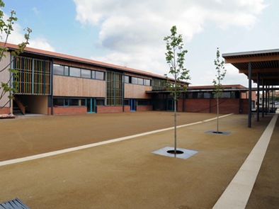 école de Fronton Vue cour