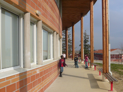 école, élémentaire, verfeil, architecture, terre, bioclimatique, collart