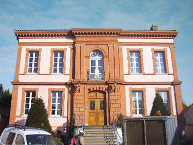 Mairie de Venerque réhabilitation architecte patrimoine Agence Collart